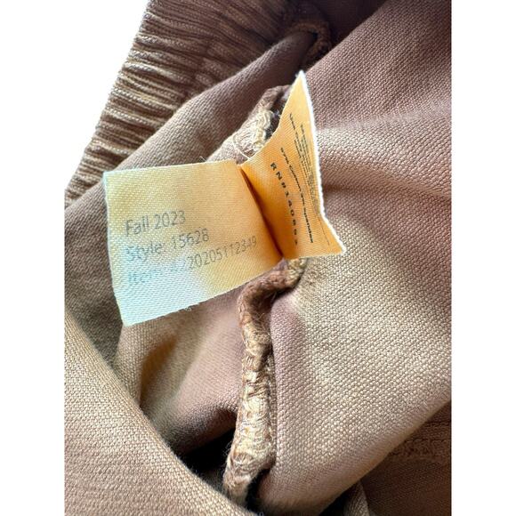 Marine Layer Allison Camel Angled Hem Pants Womens Size Small Tan Corduroy - Picture 7 of 7
